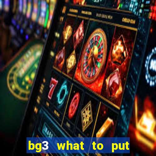 bg3 what to put in ancient altar